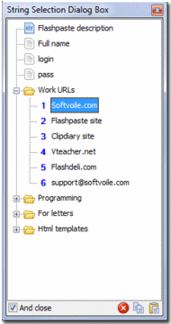 Flashpaste Lite screenshot